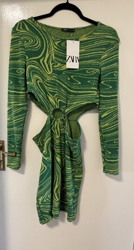 Bnwt zara green and yellow - zara,