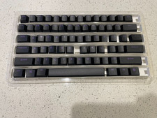 Drop Artifact Shield Purple-on-Black Keycap Set Doubleshot PBT (RRP $59)