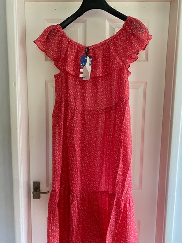 Joules fern red midi - joules,