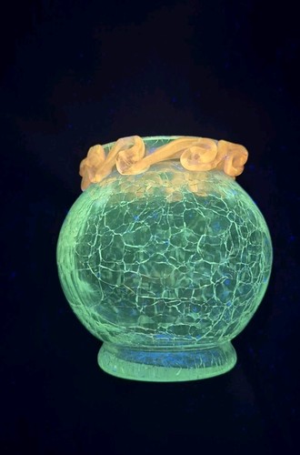 Mcm hand blown - blown, glass