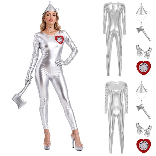 Women tin man jumpsuit - tin-man, slim