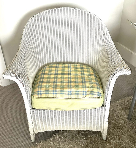 Vintage white lloyd loom - lloyd,