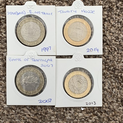 Two pounds coin lot - £2, (4)