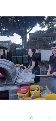 Wood fired pizza - wood,