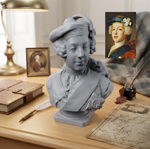 Bonnie prince charlie bust - bonnie,