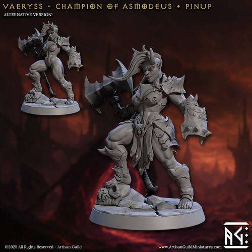 Vaeryss tiefling barbarian - tiefling,