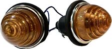Universal Lucas 594 Style Amber indicator Light Lamps Suit Kit Car Or Classic