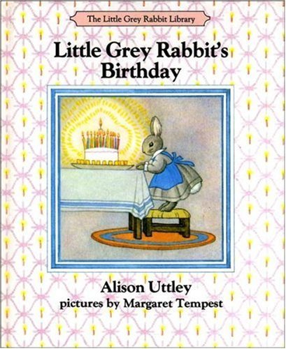 Little grey rabbit - grey, birthday