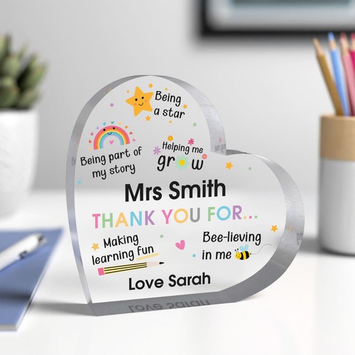 Personalised teacher thank you - personalised,