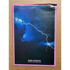 DIRE STRAITS LOVE OVER GOLD 1982/3 PROGRAMME colour booklet with ticket and type