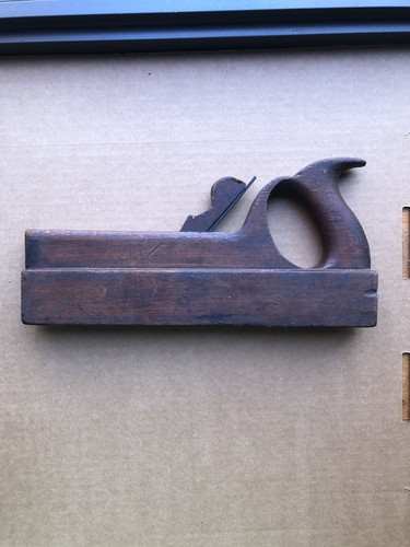 Antique wooden hand planer - wooden,
