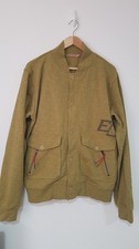 Etienne Ozeki Button Up Jumper Taupe Tan Brown Size Medium RRP £195