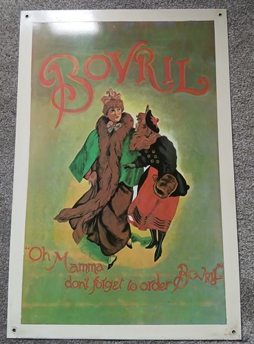 Vintage metal advertising sign - advertising,