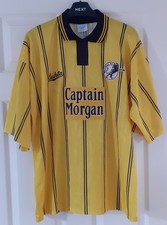 Millwall Shirt Original Vintage 1993-94 Away Football Shirt