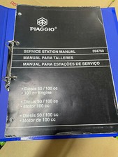 PIAGGIO DIESIS 50CC 100CC WORKSHOP SERVICE MANUAL P/N 594760