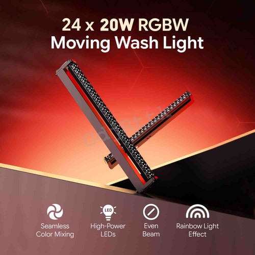 480w 24led wall washer party - wall,