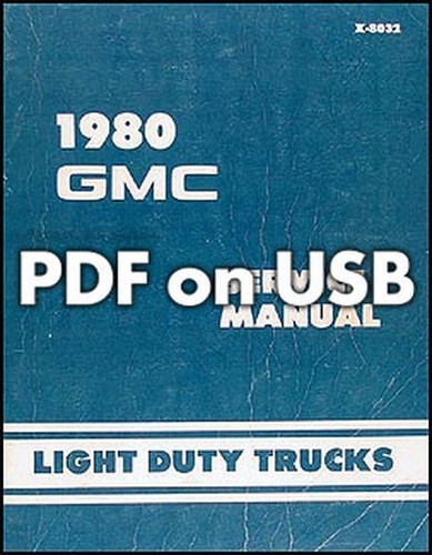 1980 gmc shop manual - 1980, usb