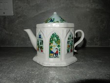 Wade "A Conservatory" Hexagonal English Life Teapot