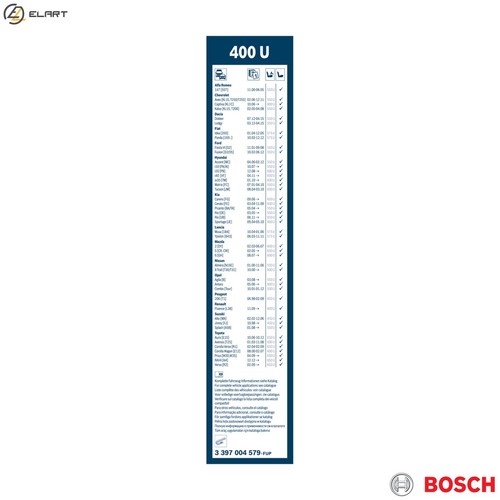 Wiper blade 397 004 579 - 004, for
