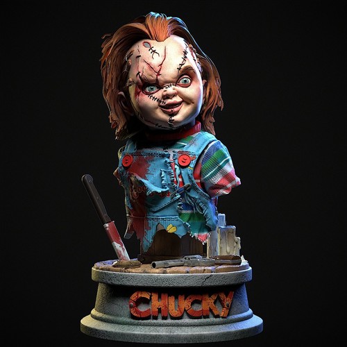 Chucky bust model kit - bust,
