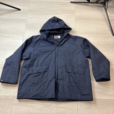 Ozark Trail Waterproof Rain Jacket Sz XL Navy Blue Coat