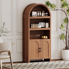 Bookshelf Arched Cabinet with