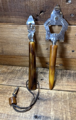 Pair vintage marbled - pair,