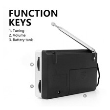 Portable AM FM Radio Pocket