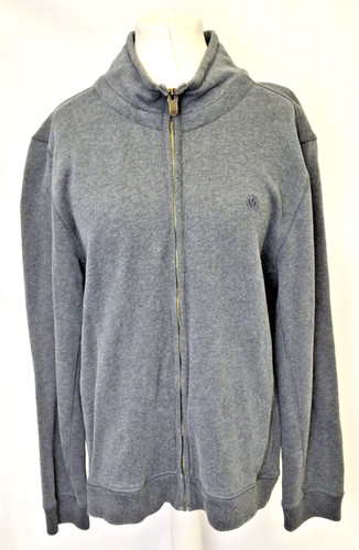 Grey full zip - fat, face