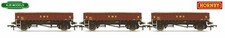 BNIB OO Gauge Hornby R60161 MHA Ballast Wagon, Three Pack, EWS - Era 9 Wagons