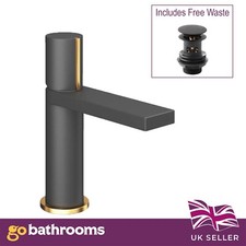 Black & Gold Bathroom Sink Tap