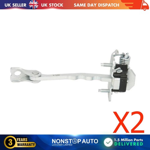 Front door hinge stop - front,