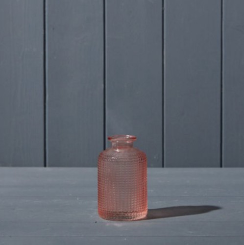 Textured pink glass - textured,
