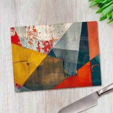 Retro Abstract Pattern Glass