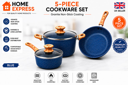 Piece non stick cookware - 5, set
