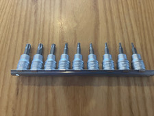 Teng 9 Piece 3/8″ Drive Torx Bit Socket Set T10-T50 TX Star