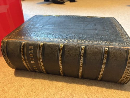 Leather bible blackie and - leather,