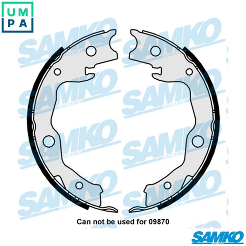 Brake shoe set parking - shoe,