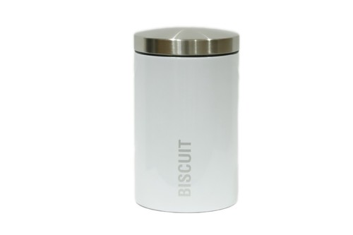 Biscuit tin barrel canisters - tin,