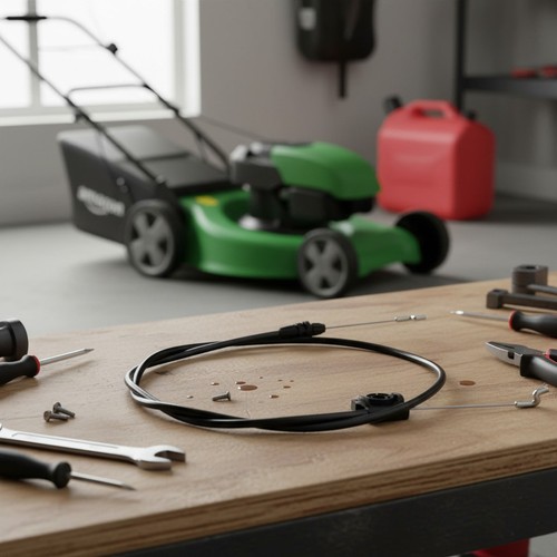 Lawn mower drive - mower, cable