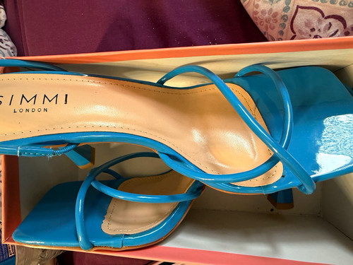 Simmi london blue strappy - simmi,