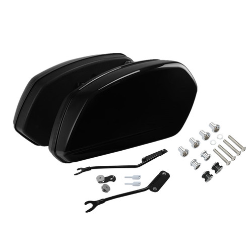 Black hard saddlebags - hard, &