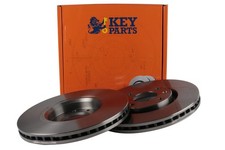 2x Brake Discs Pair Vented