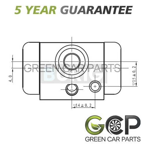 Wheel brake cylinder rear - brake, gcp