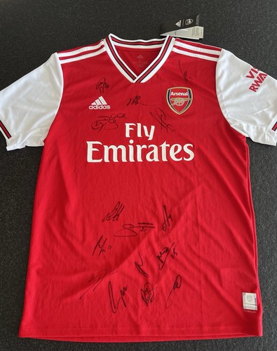 Arsenal home shirt autographed - shirt,