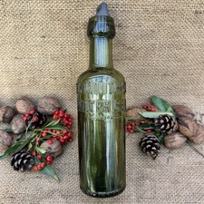 Vintage Green Glass Water Soda