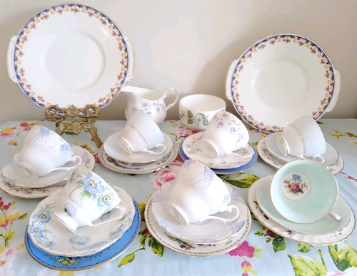 Vintage bone china mismatch - vintage,