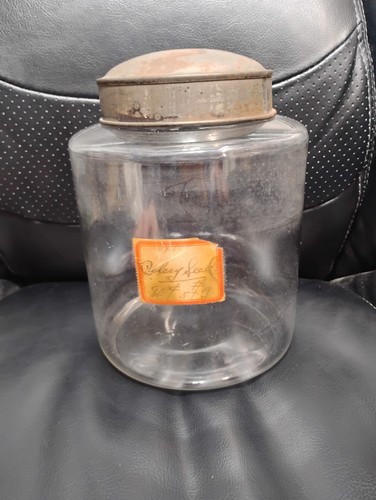 Antique hand blown big glass - hand,