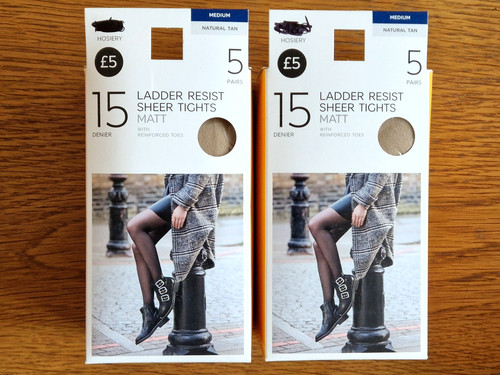 Pairs denier sheer m - pairs,