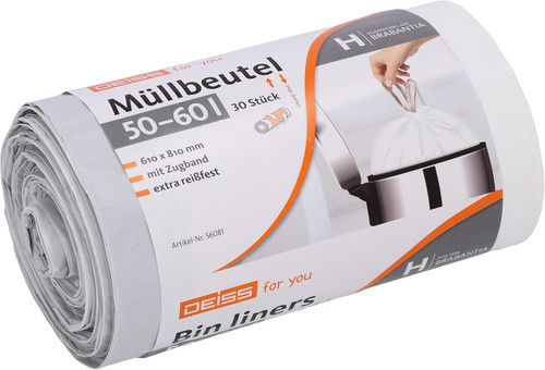 Litre bin liners for - 50-60,